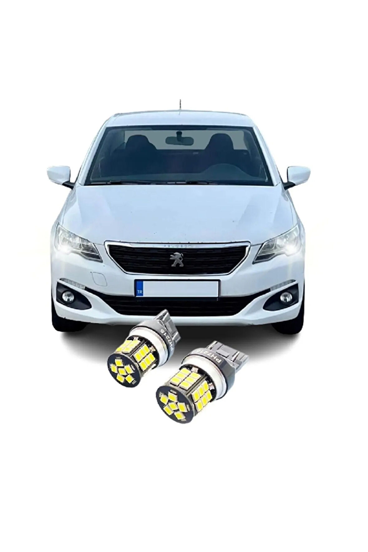 Peugeot 301  Uyumlu Led Gündüz Farı Ampulü Photon T20 Ph7215