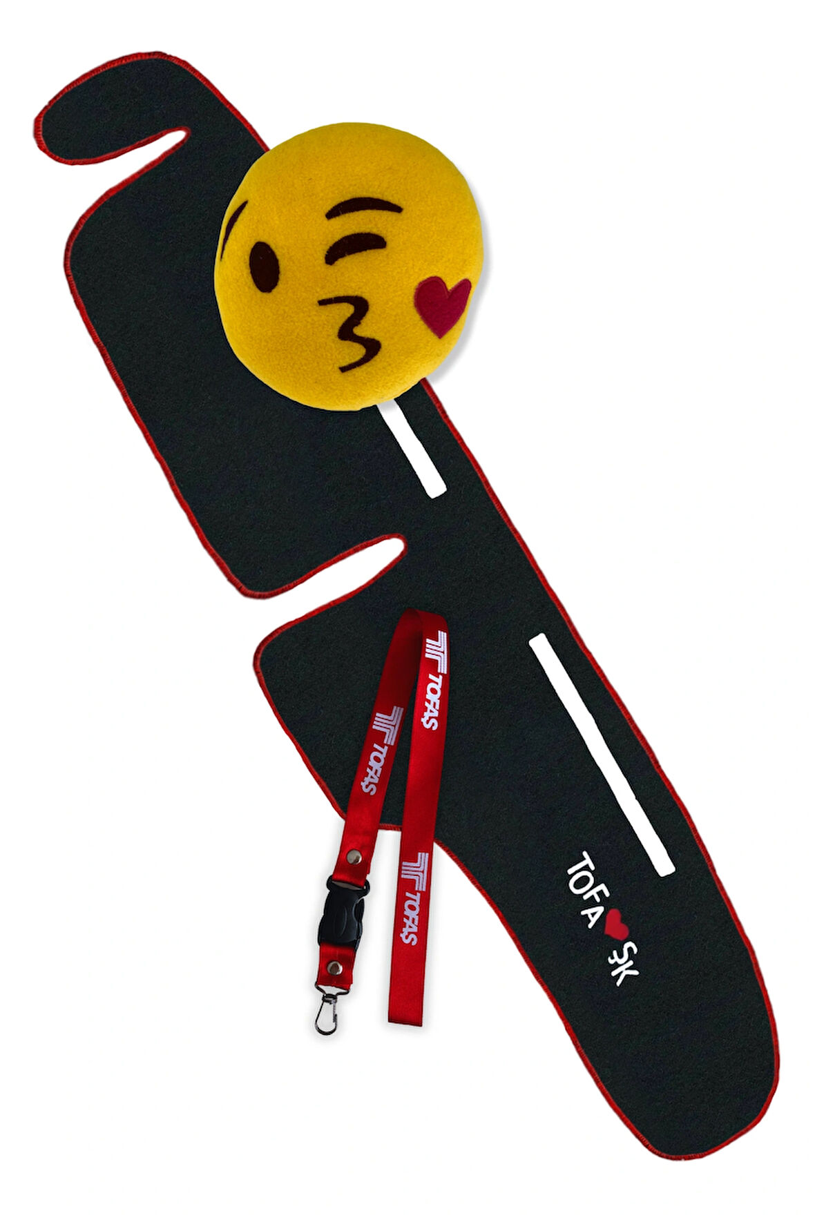 Tofaş Şahin Doğan Kartal Alçak Göğüs Torpido Kaplama Halısı / Araç Emoji Yastık Oto Aksesuar