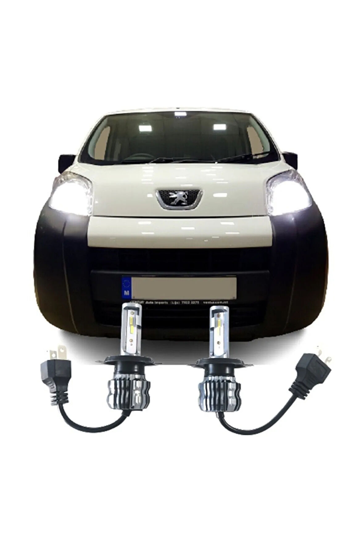 Peugeot Bıpper H4 Led Xenon Oto Ampulü Zero