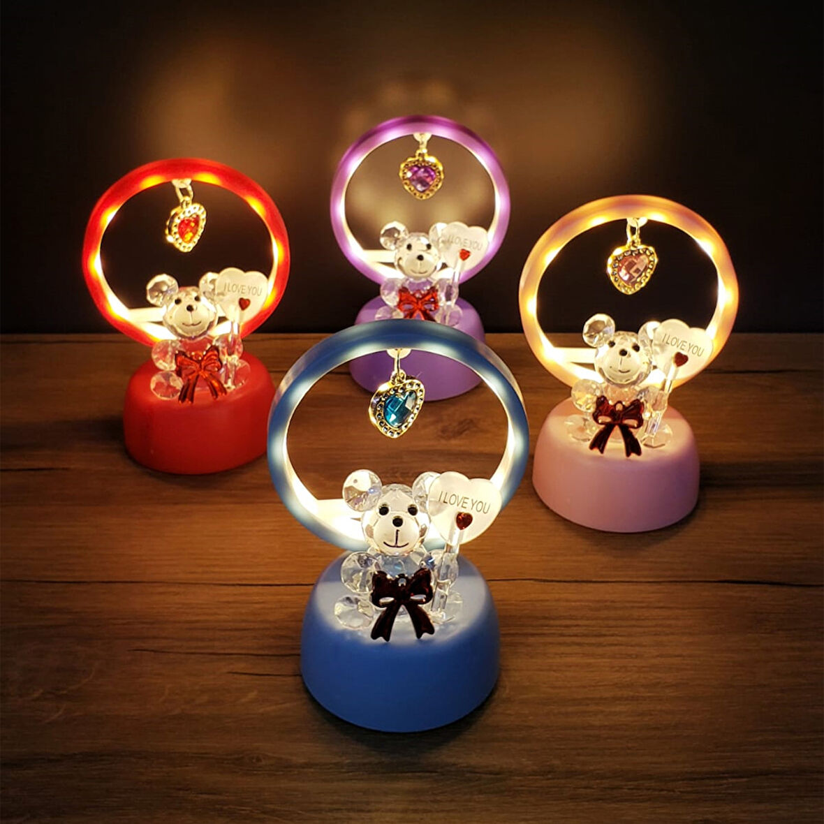 Işıklı I Love You Ayıcık 1 Adet