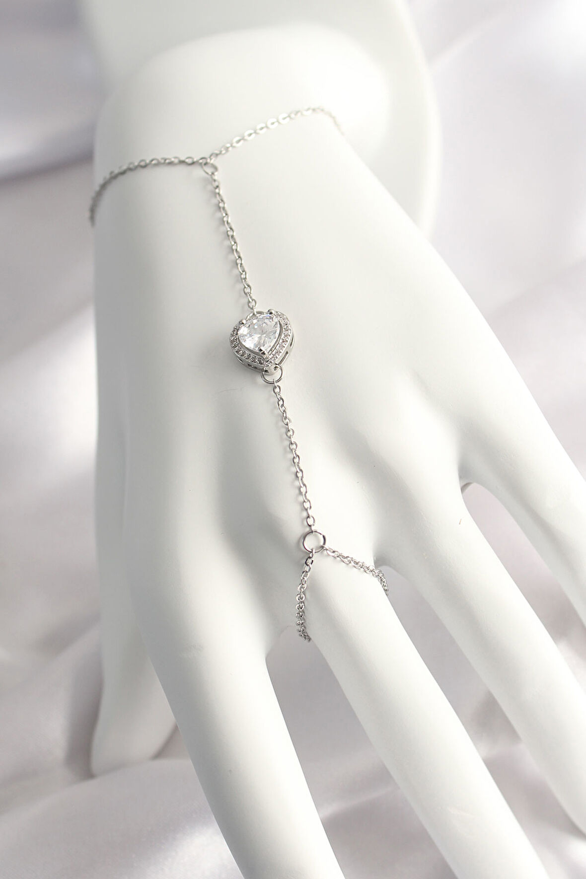 Tegan 316L Çelik Gümüş Renk Kalp Model Şahmeran TG27SN550