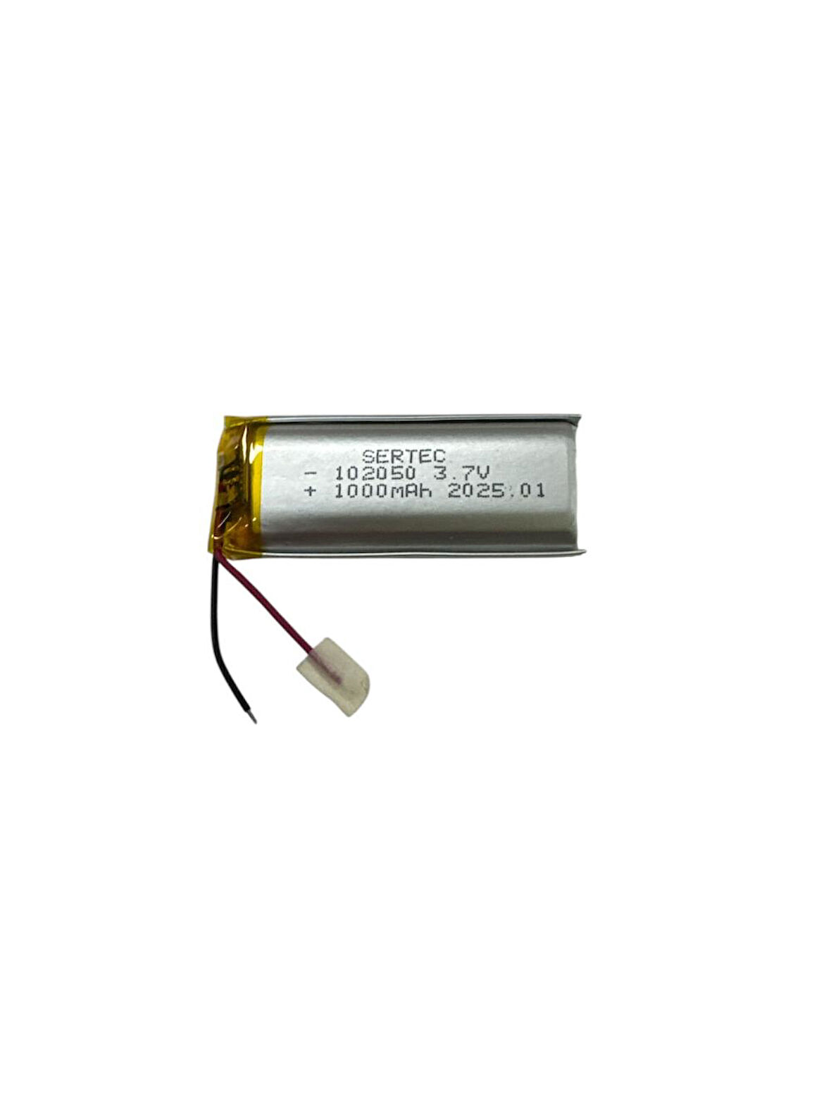 102050 3.7V 1000mAh Li-Polymer Pil (Devreli/1.5A)