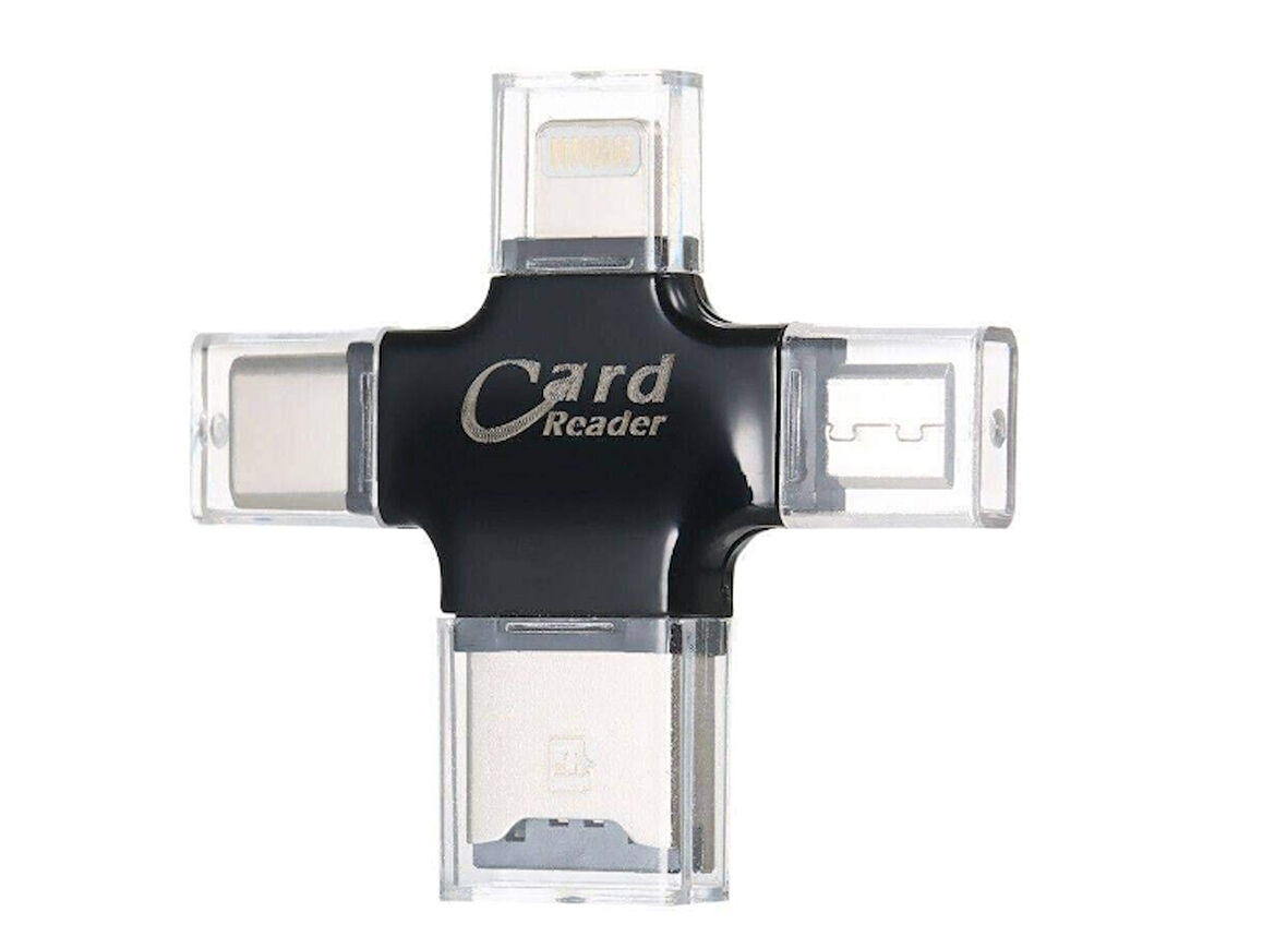 ZR670 Card Reader 4 İn 1 Otg