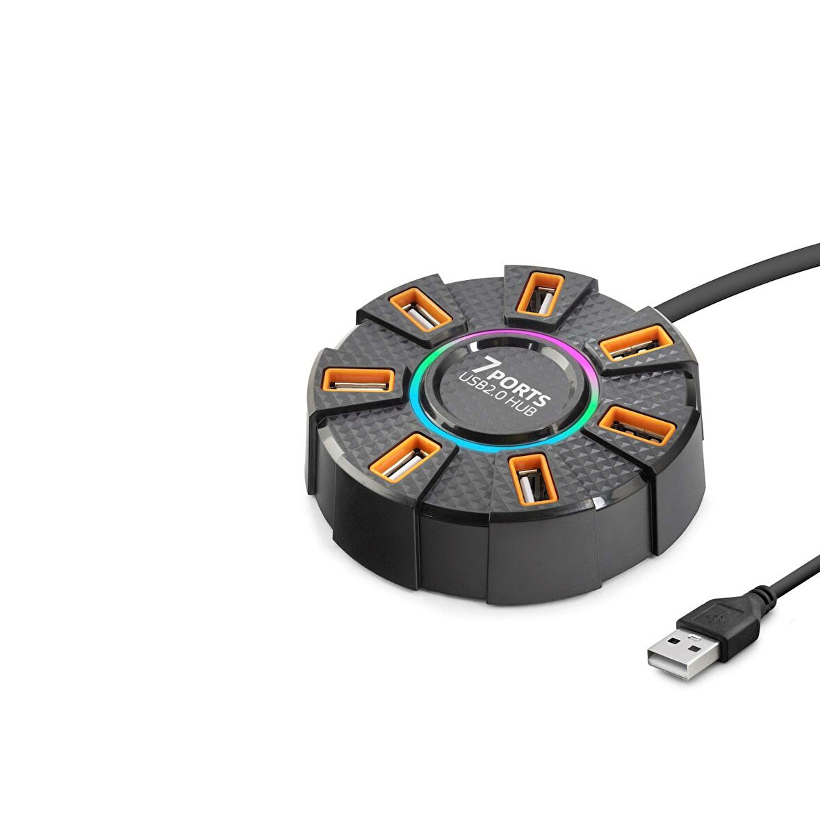 Usb Hub 7*Usb 1.2M Siyah HDX7035