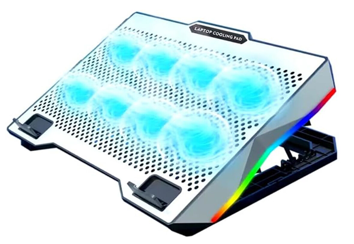 ZR S608 Rgb 8 Fan Metalik Laptop Suğutucu