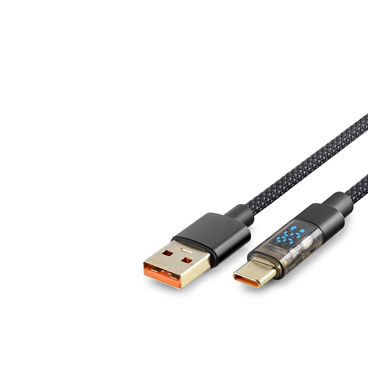 Type-C To Usb Kablo Akıllı 35W 1.2M Siyah HDX1300K