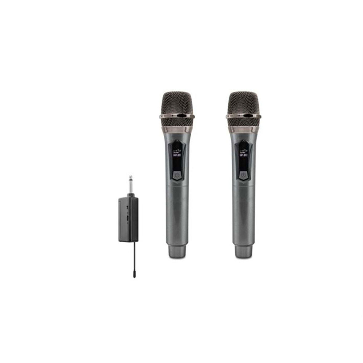 Kablosuz Çift Mikrofon 6.5 Mm Siyah W1