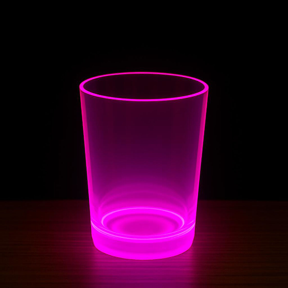 PartyGlow Neon Pembe Bardak 8.5 x 10.5 cm