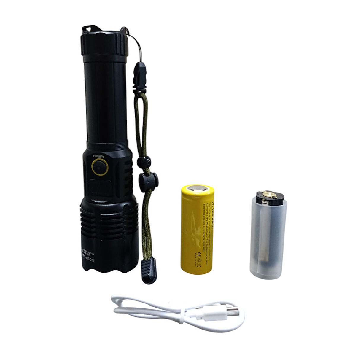 1500 Lümen TG Led 2800 mAH Zoom Özellikli Şarj Edilebilir El Feneri SK3300