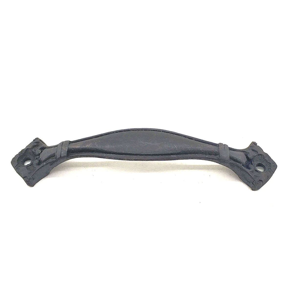 Antika Tarz Dekoratif Pirinç Deste Mobilya Kulbu - 25x120 mm, Oksit