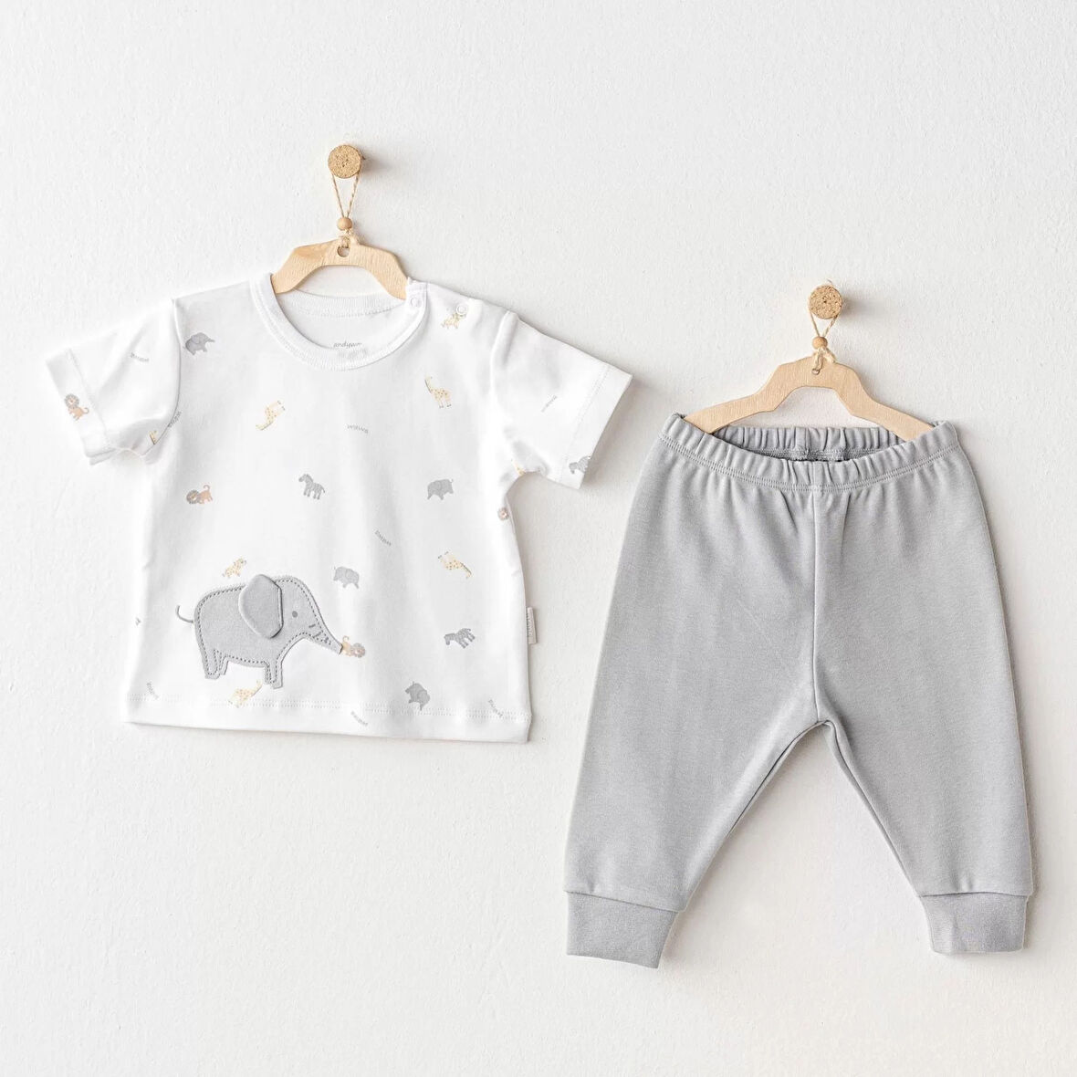 Andywawa Ac25809 Little King 2'li Takım Grey