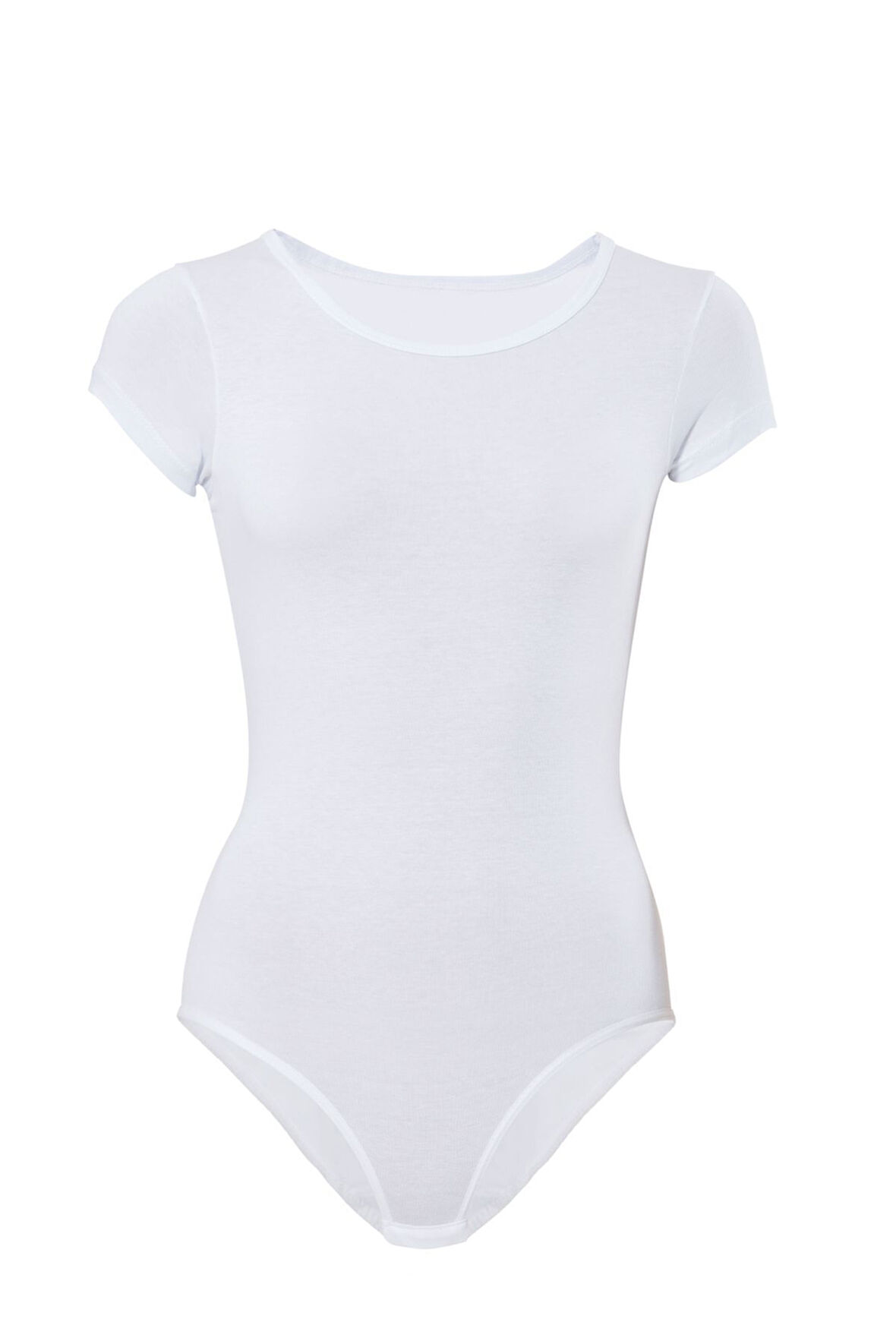 Likralı Kısa Kol Body 4057