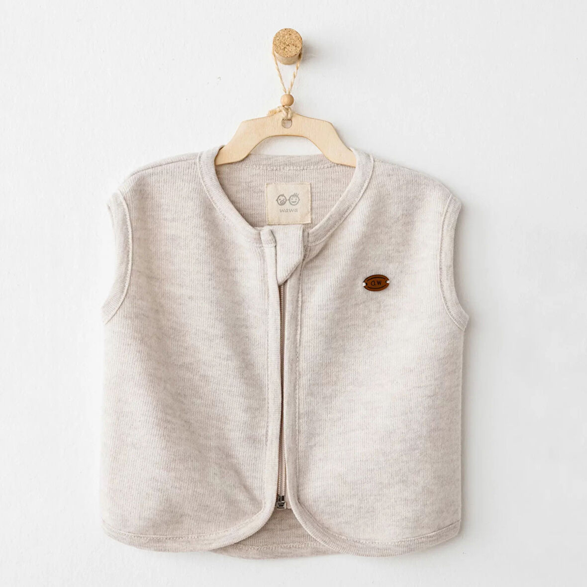 Casual Yelek Beige