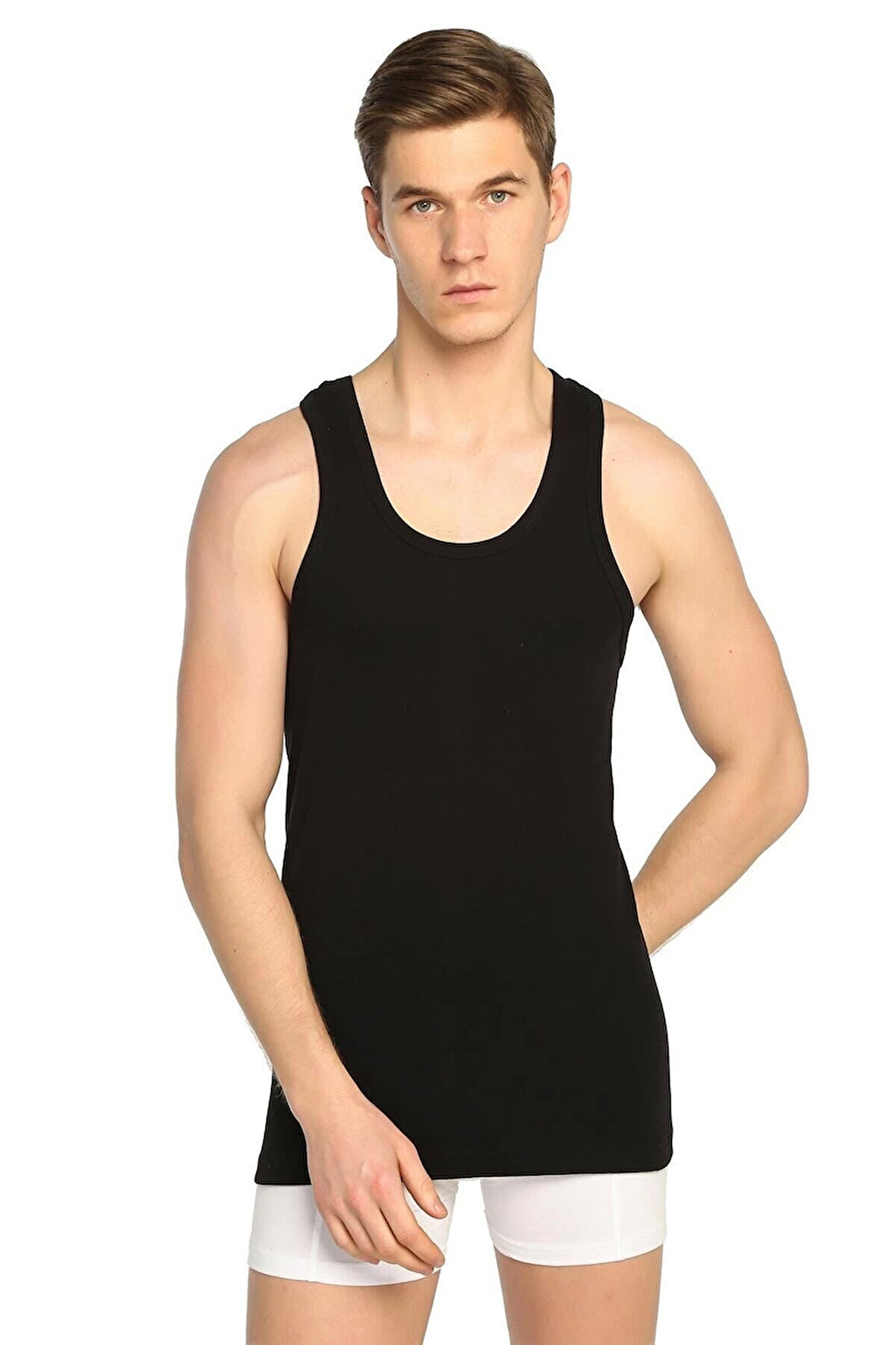 Star 203 Erkek  Modal Çapraz Atlet