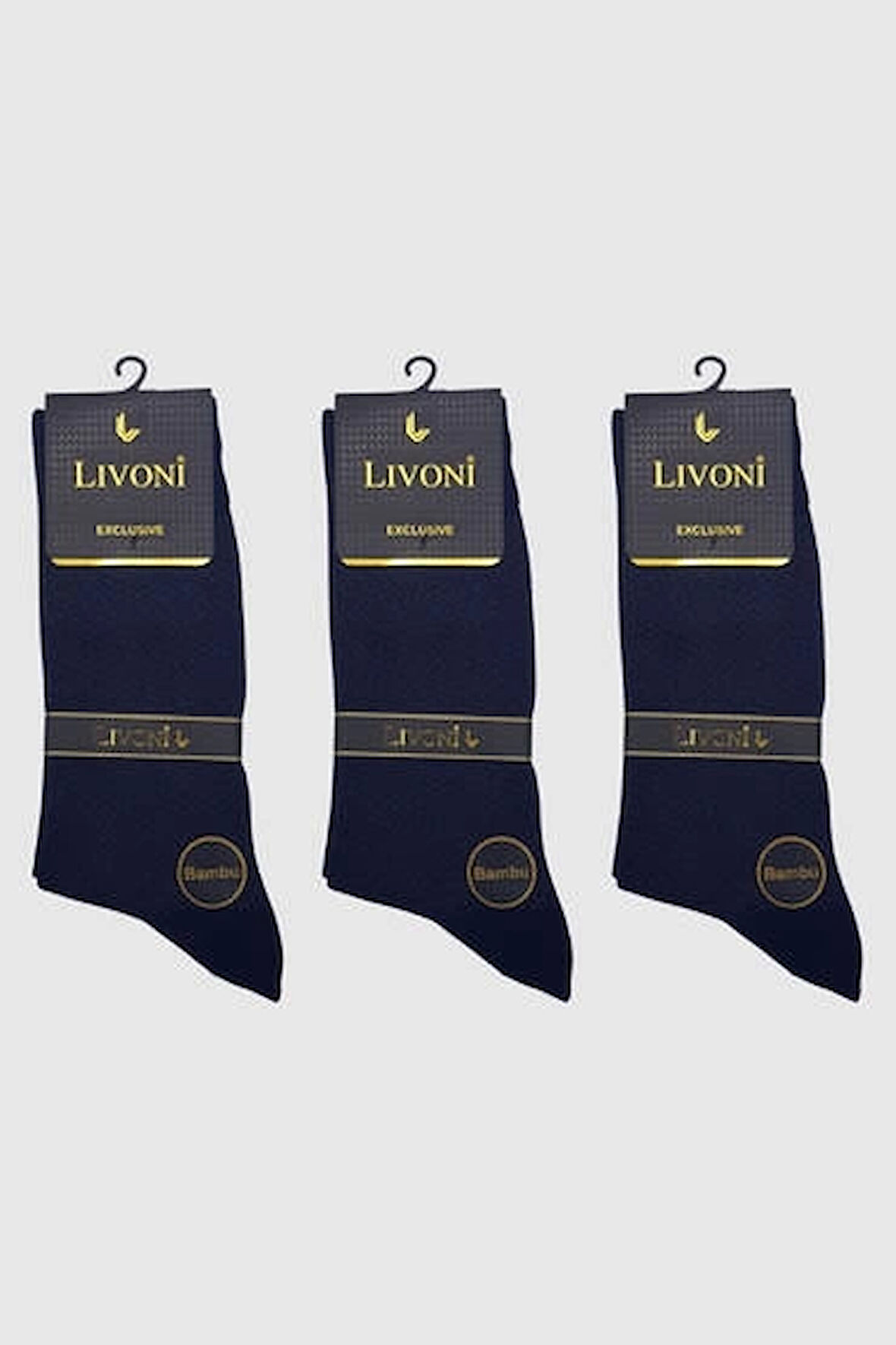 Livoni Dikişsiz Bambu Erkek  Çorap