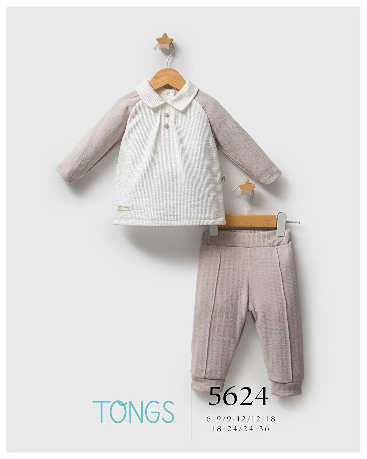 Tongs Baby Streamlined 2'li Takım 5624 Gri