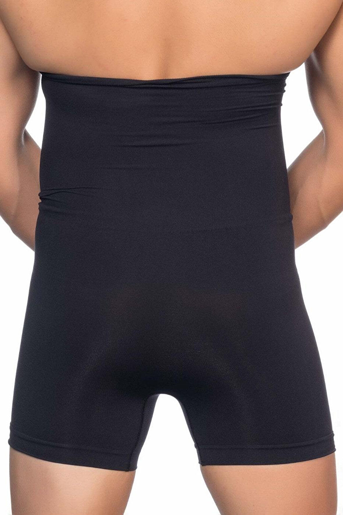 Siyah Mı Emay E1005 Erkek Yüksek Bel Double Boxer Korse