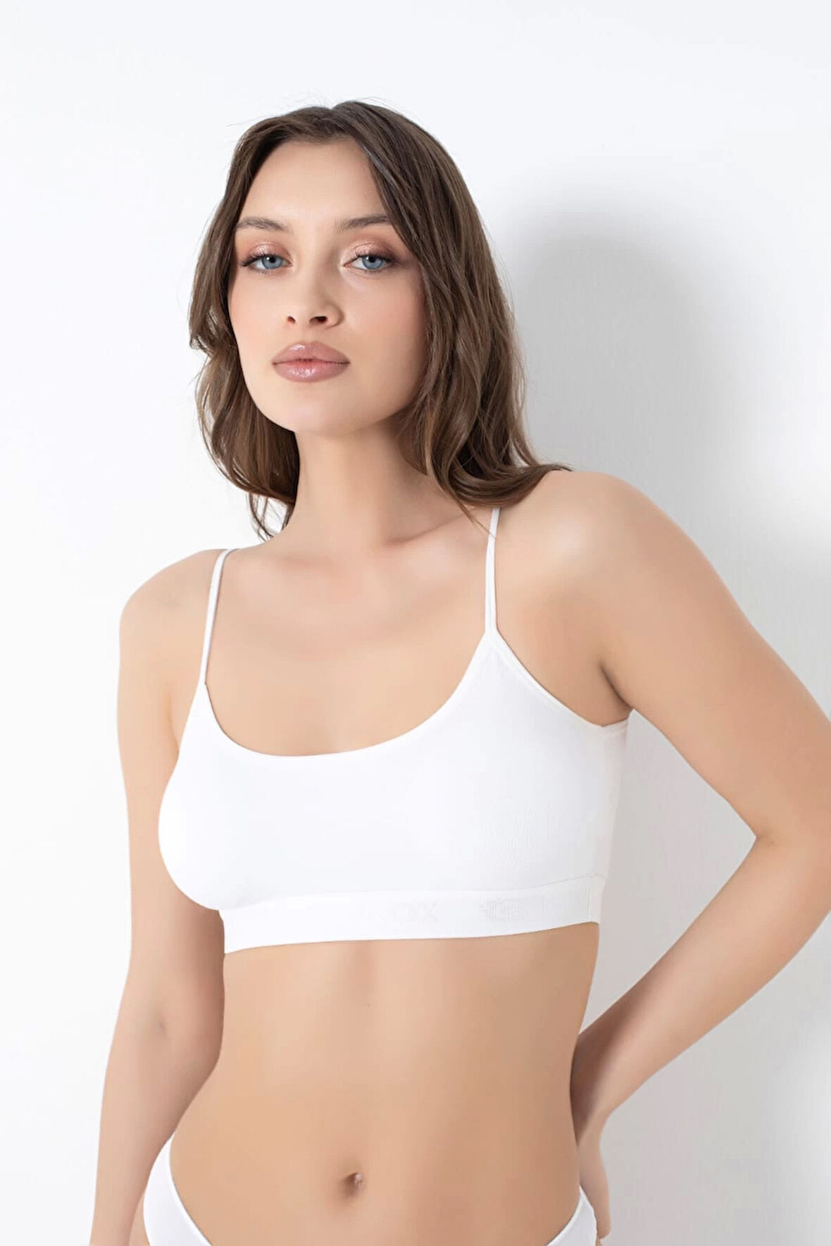 G-box 941 Kadın Bambu Kalın Askılı Pedli Büstiyer