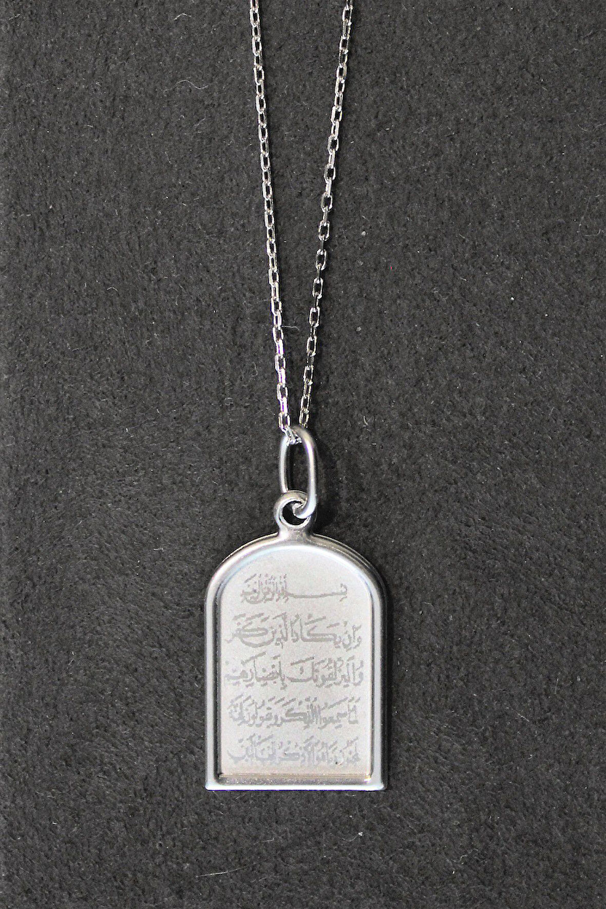 925 Ayar Nazar Duası Gümüş Kolye (TGK0268)