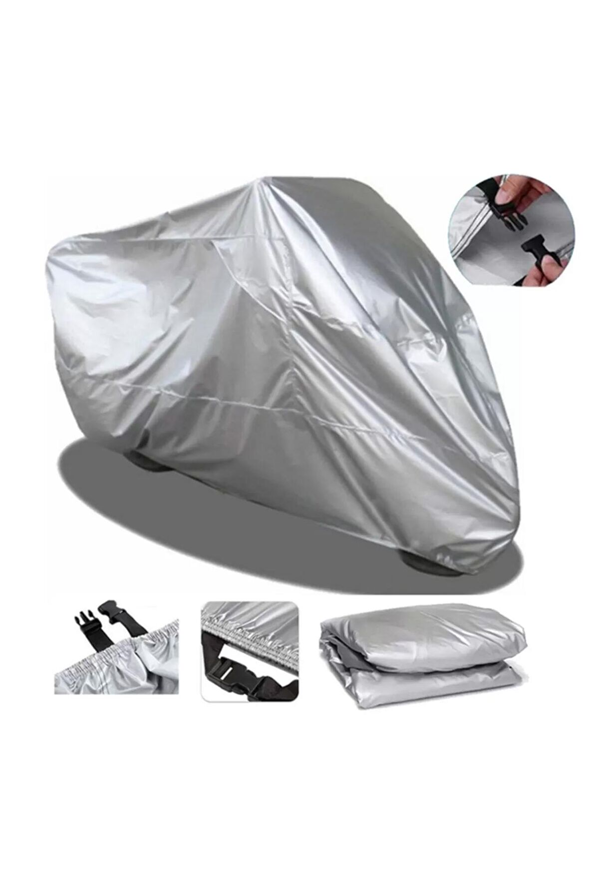 Kral Motor Kr-40 Grande 6 7000 Gri  Miflonlu Motosiklet Brandası