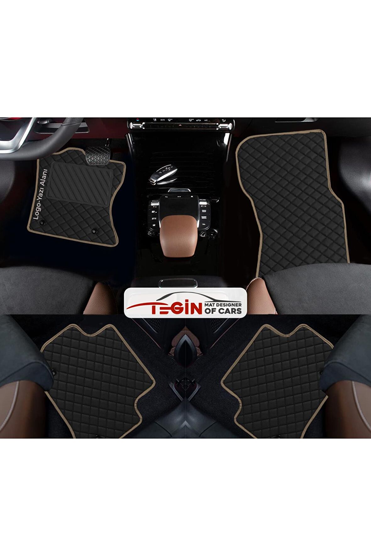 Subaru Impreza 2007-2011 Prime Siyah Deri Bej Kenar Paspas