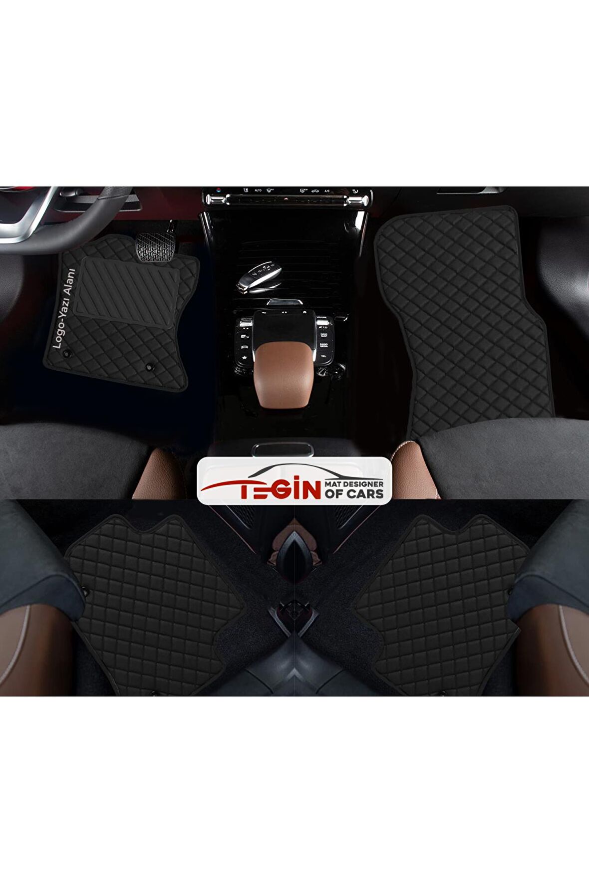 Toyota Prius Prime Siyah Deri Siyah Kenar Paspas