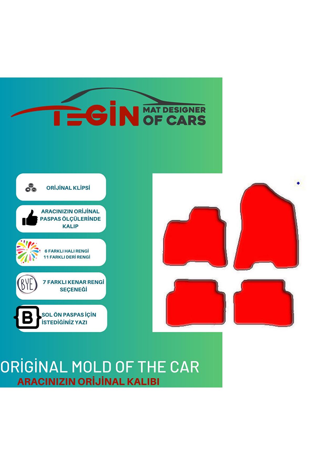 Kia Sportage 2015 Ve Sonrası Prime Siyah Halı Bej Kenar Halı Paspas