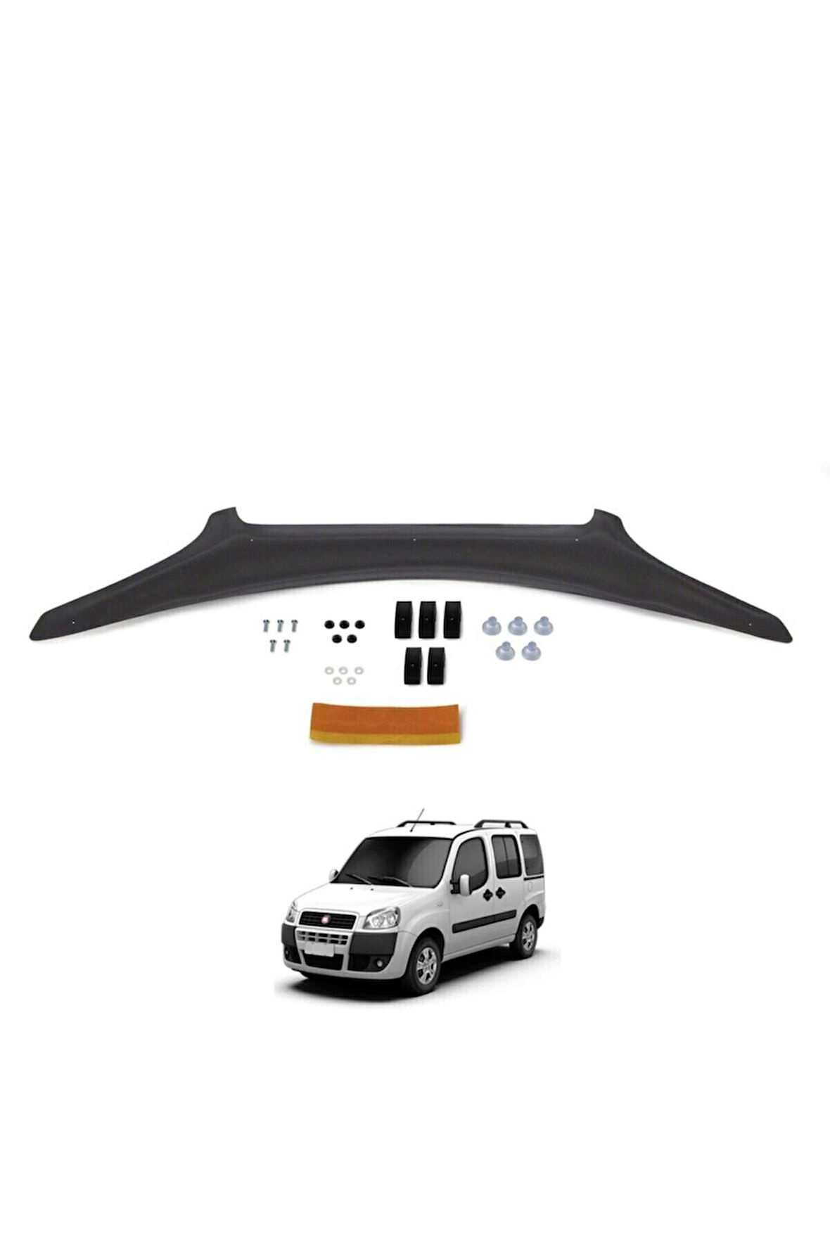 Doblo Ön Kaput Koruyucu Rüzgarlığı 2006 2007 2008 2009 2010 Uyumlu