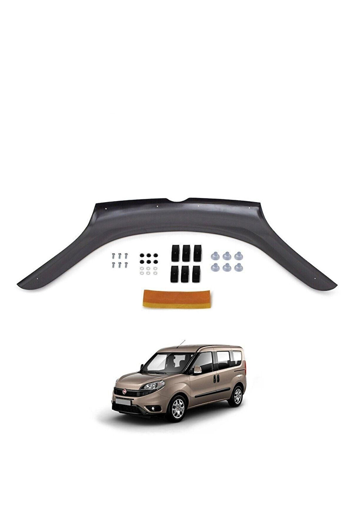 Fiat Doblo Ön Kaput Koruyucu Rüzgarlığı 2015 2016 2017 2018 2019 2020 2021 2022 2023