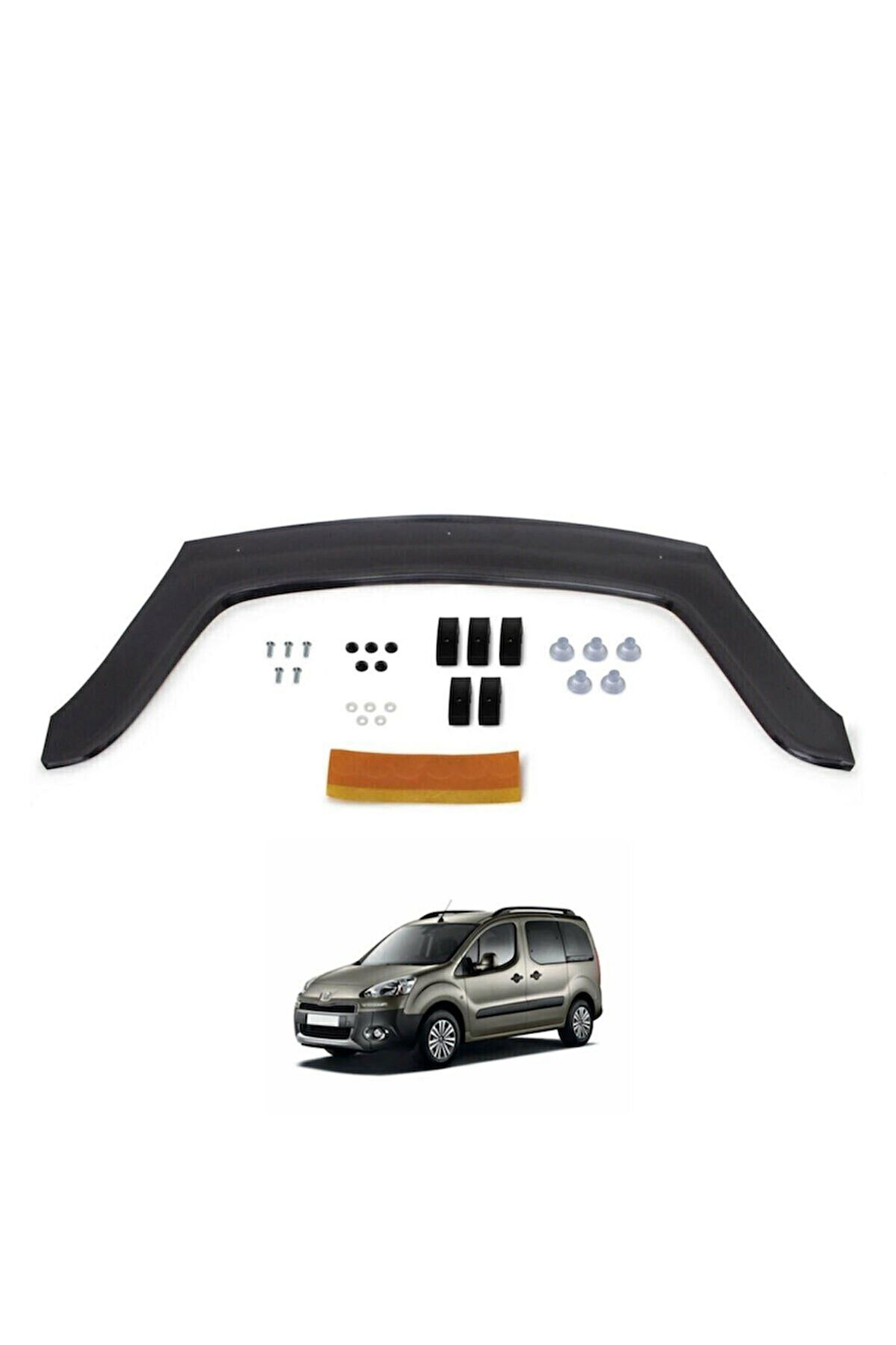 Partner Ön Kaput Koruyucu Rüzgarlığı 2009 2010 2011 2012 2013 2014 2015 Uyumlu