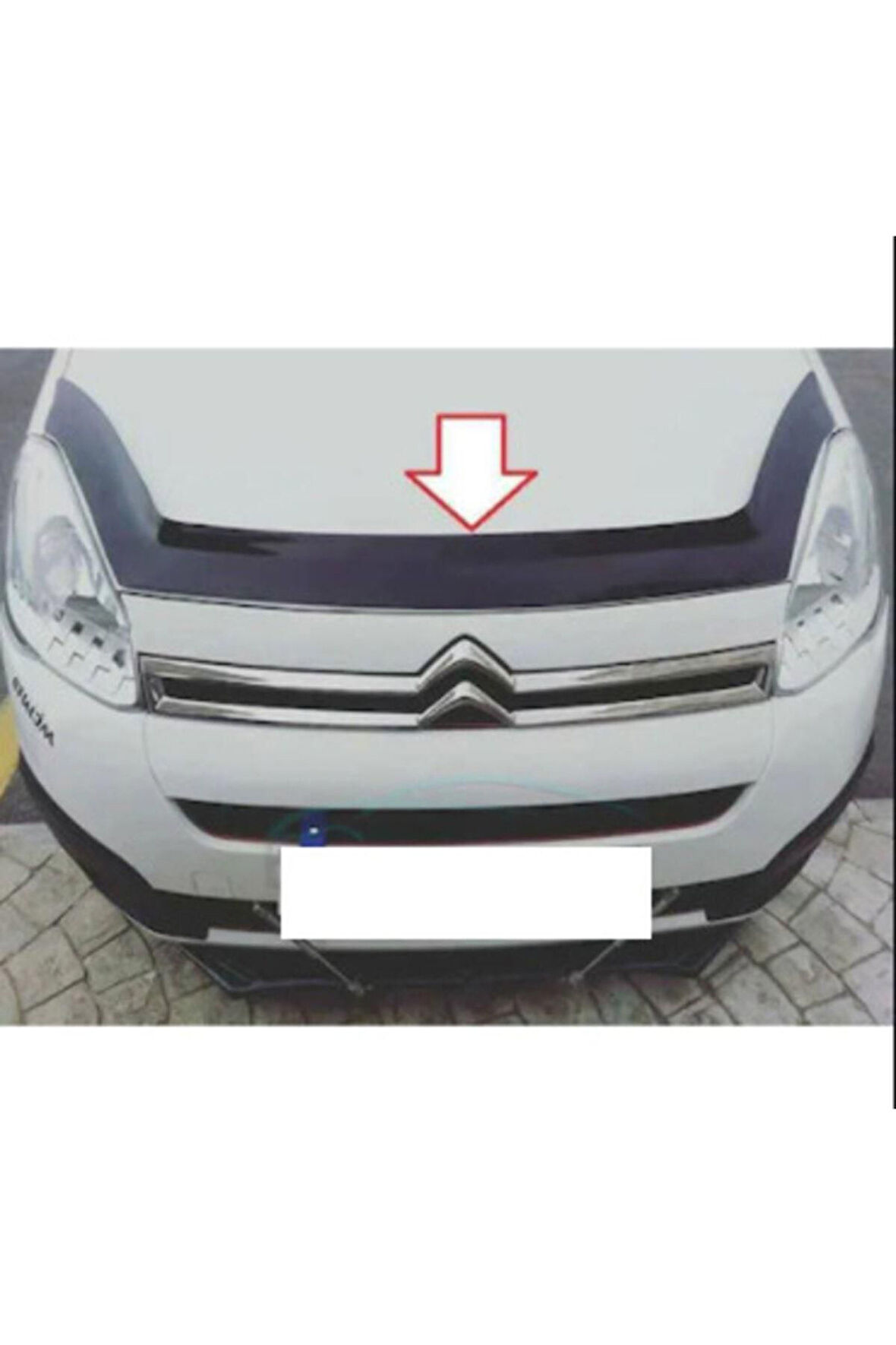 Peugeot Partner Tepee & Citroen Berlingo 2009 Kaput Koruma / Kaput Rüzgarlığı Uyumlu