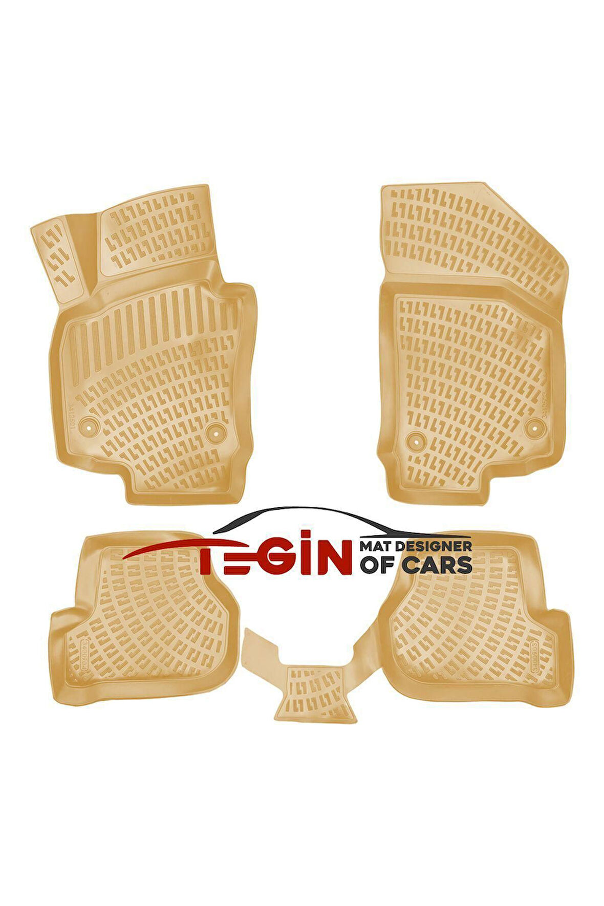 Seat Altea 2004 3D Havuzlu Paspas Bej