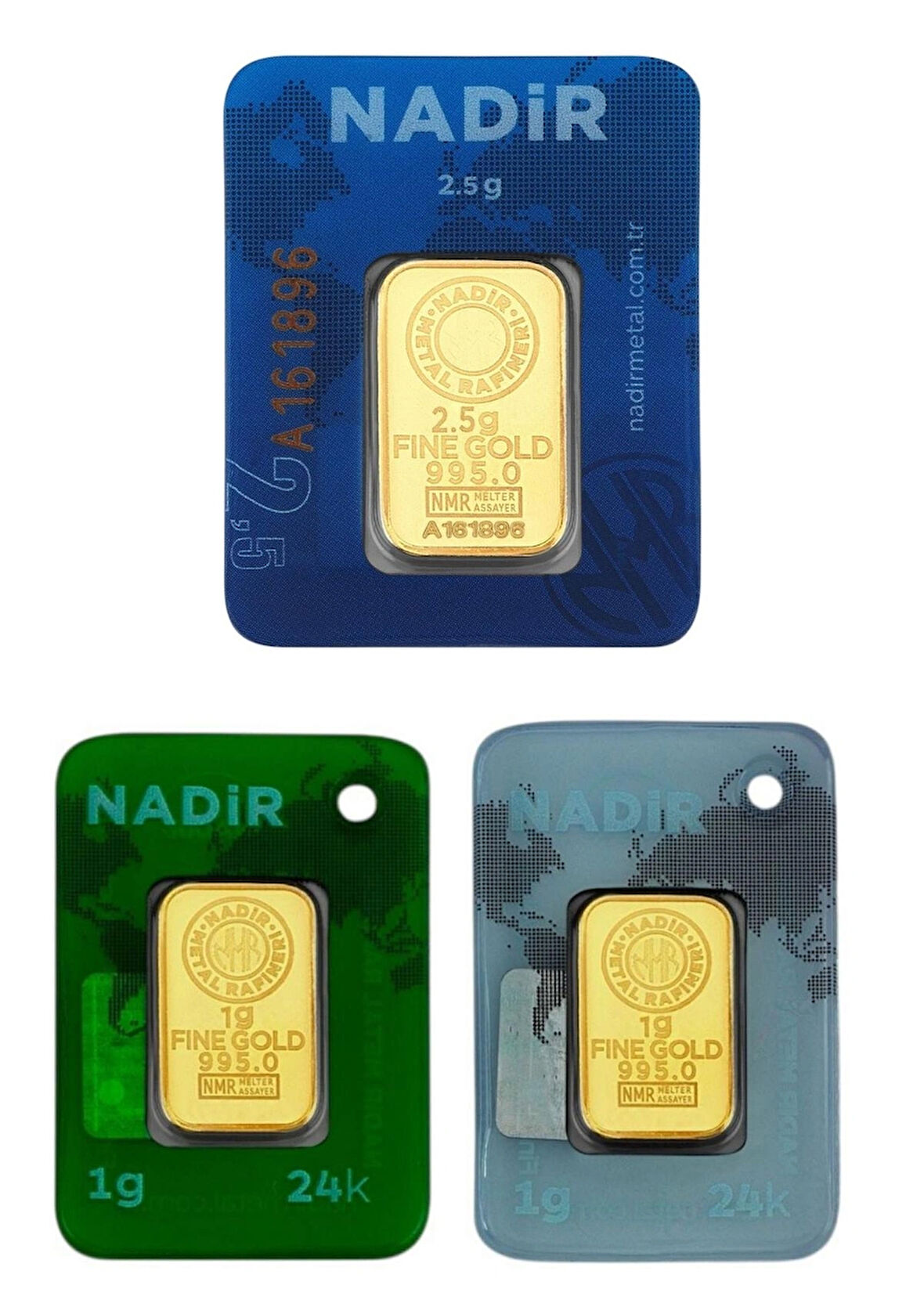 Tuğrul Kuyumculuk 4,5 Gram (2,5+2) Külçe Gram Altın IAR 24 Ayar 