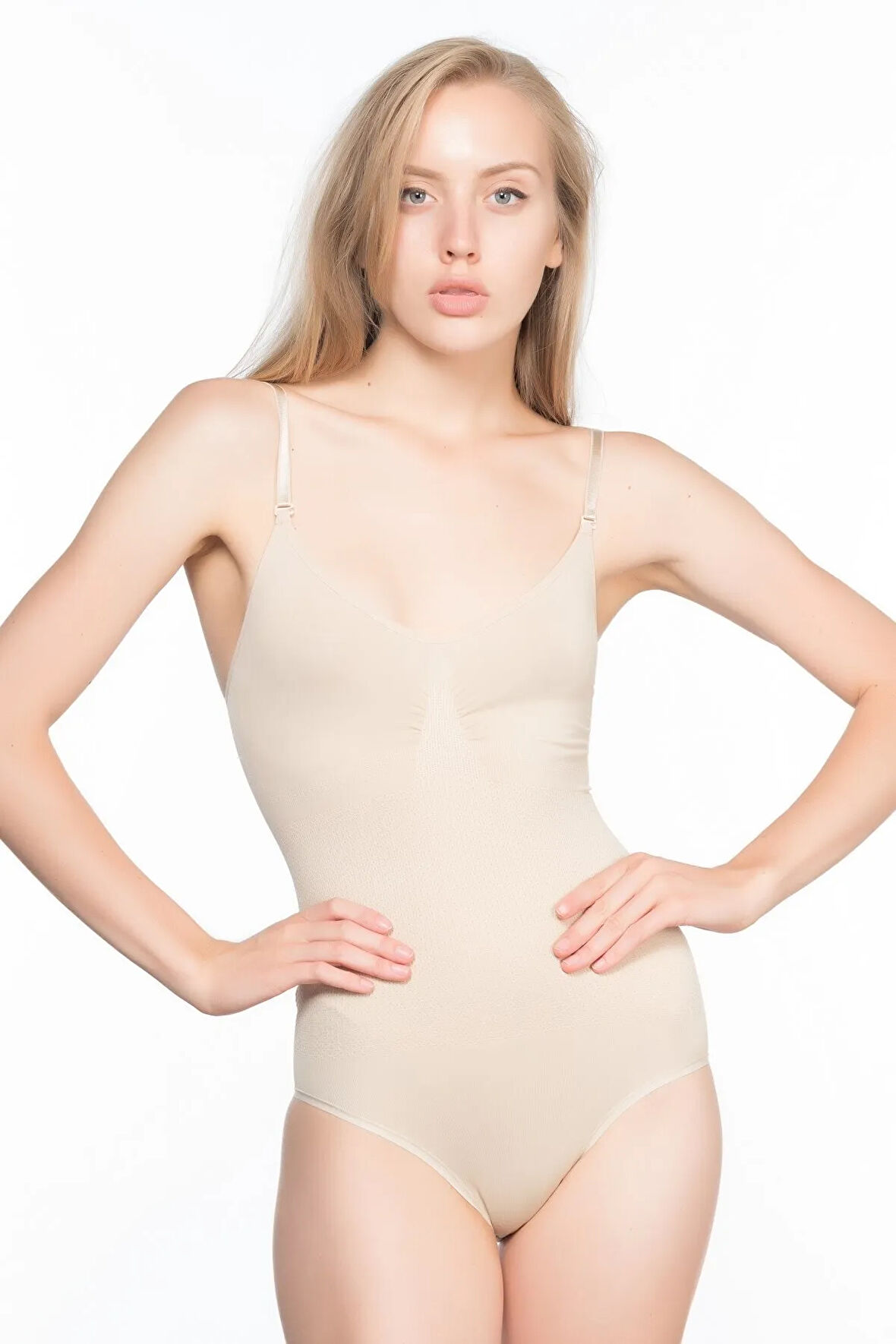 Kadın Bej Slip Body Boy Korse 2012