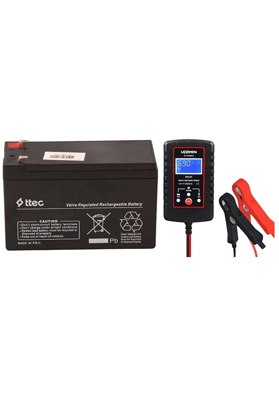 Pilsan Black Thunder Akülü Araba Çocuk Oyuncak Akülü Araba Uyumlu 12 Volt 7 Amper Akü VE 2 AH ŞARJ