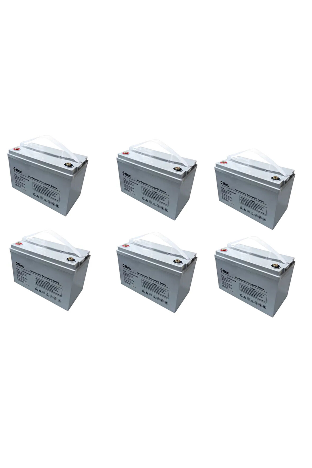KARAVANLAR İÇİN 12V 100AH DEEP CYCLE JEL AKÜ SOLAR SİSTEM 6LI PAKET ÖZEL FİYAT