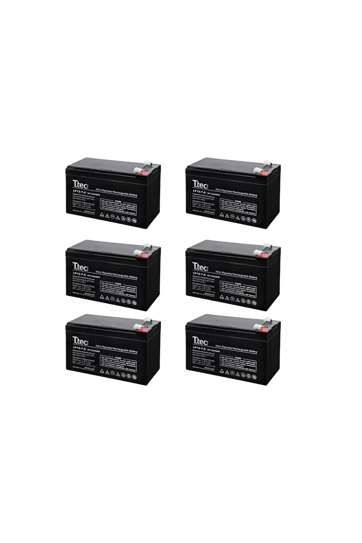 12V 7AH 20HR KURU TİP AKÜ 6 ADET ÖZEL FİYAT