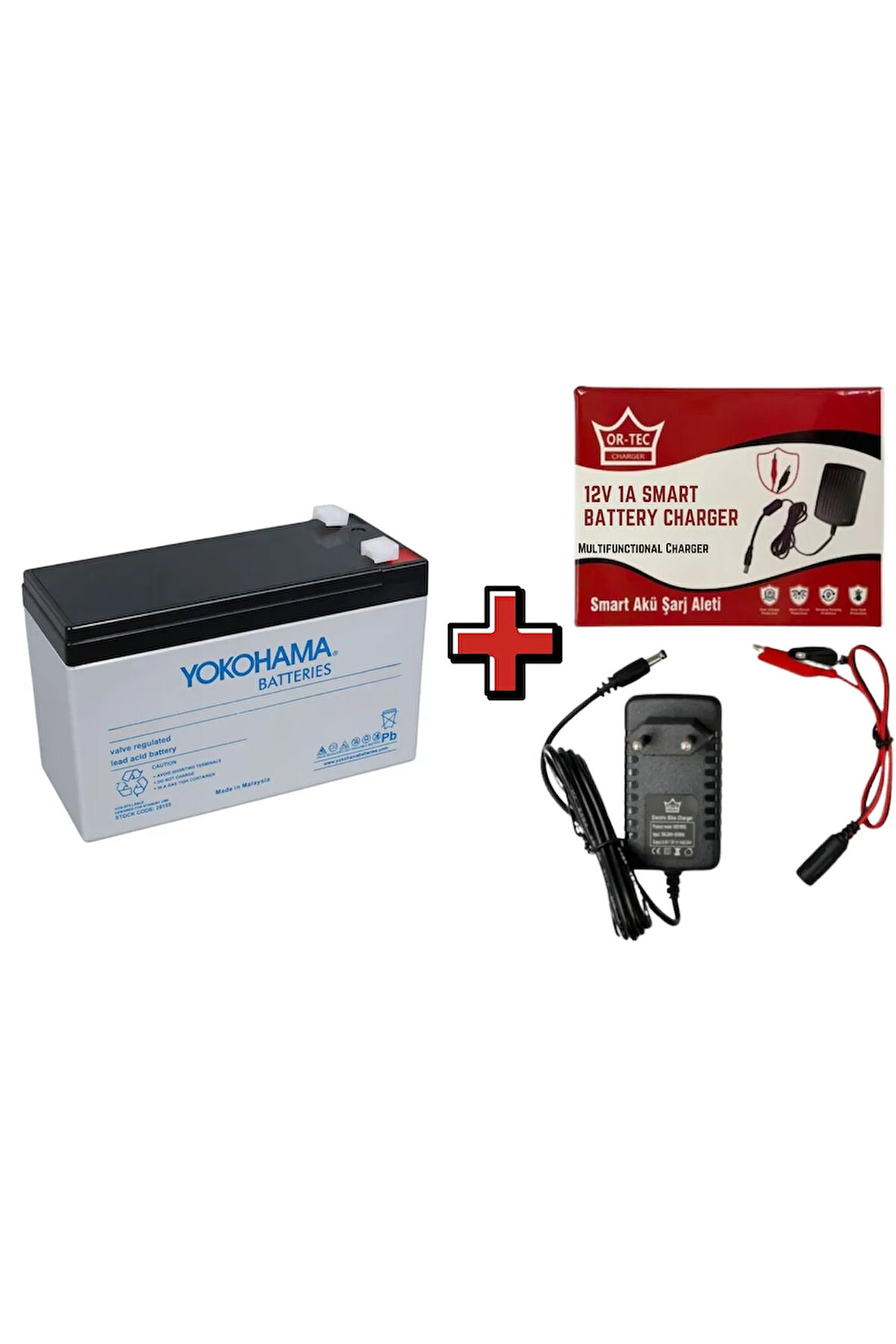 ÖĞRENCİ PROJELERİ İÇİN 12V AKÜ VE ŞARJ ALETİ SETİ