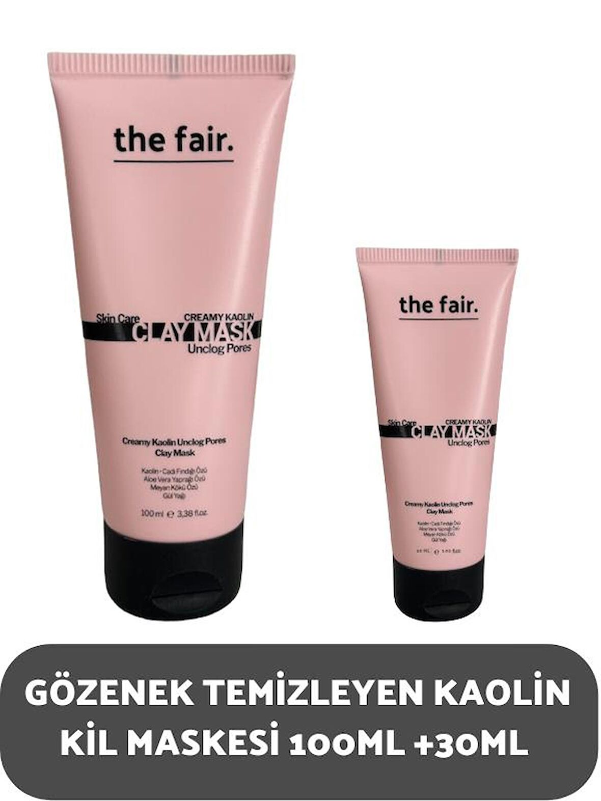 the fair. Gözenek Temizleyen Kaolin Kil Maskesi Seti 100 ml+30 ml