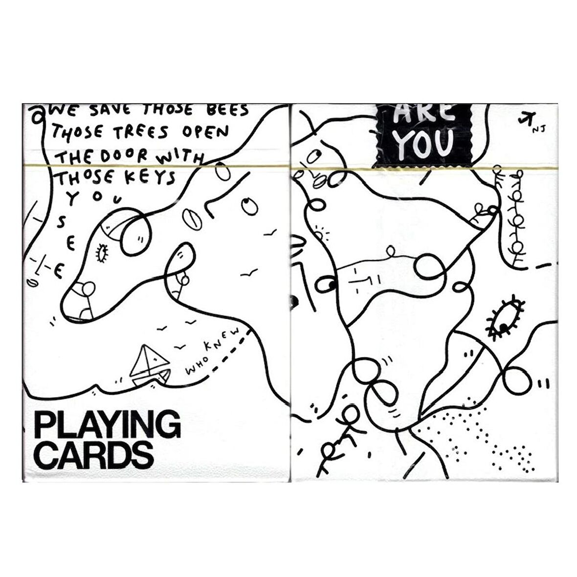 Theory11 Shantell Martin White Oyun Kağıdı Koleksiyonluk iskambil Kartları