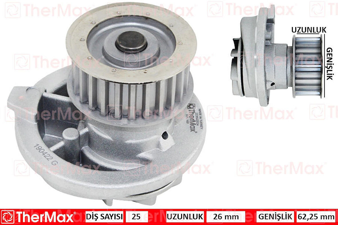 THERMAX X Devirdaim Astra F-G-Vectra A-B-Omega B-Kadett E-Calıbra A 1.8i 16v-1.7d-2.0i 1