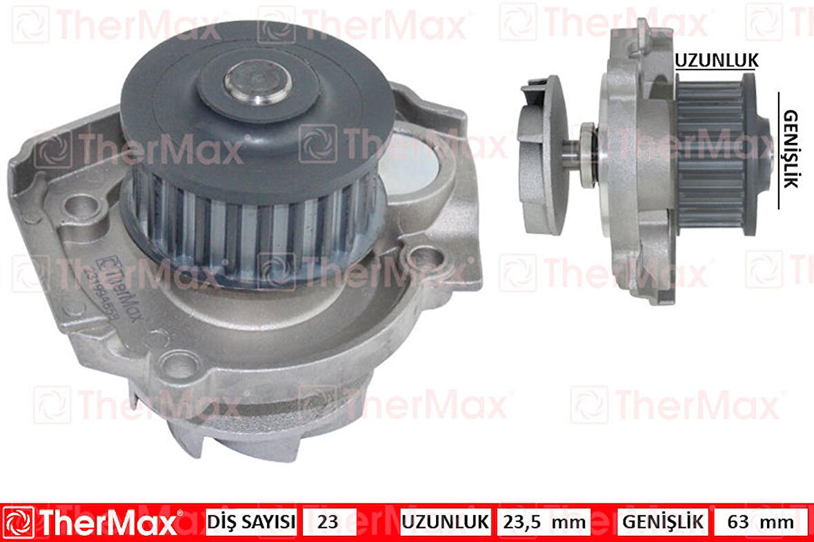 THERMAX Devirdaim Albea-Punto-Linea-Idea-Stılo-Brava-Ypsılon 1.2/1.4 16v Pa866 T