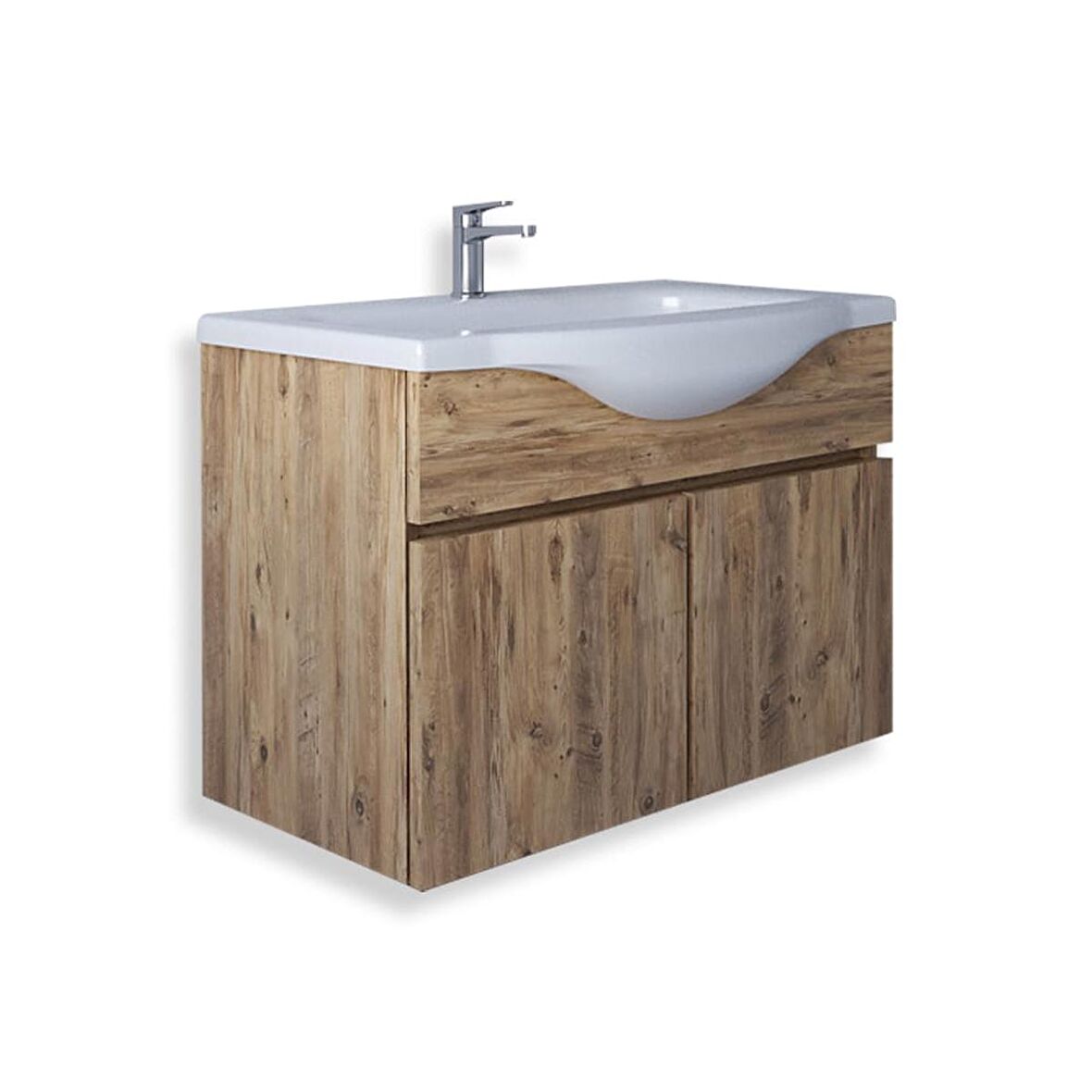 Teta Home Kahire 80 cm Mdf Banyo Lavabolu Alt Dolap