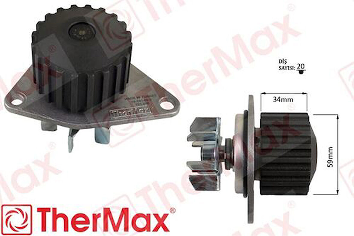 Thermax T01.218 Devirdaim P106 I-II-206-Partner-Berlingo-C15-Saxo-Xsara 96 1.4 Pa628 T 1201000