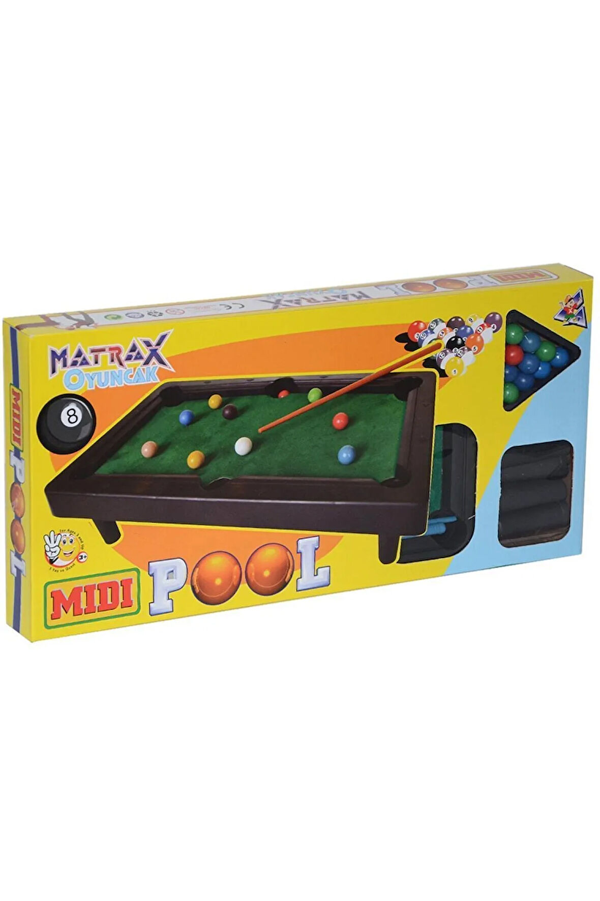 040 Midi Pool Orta Boy Bilardo Oyunu