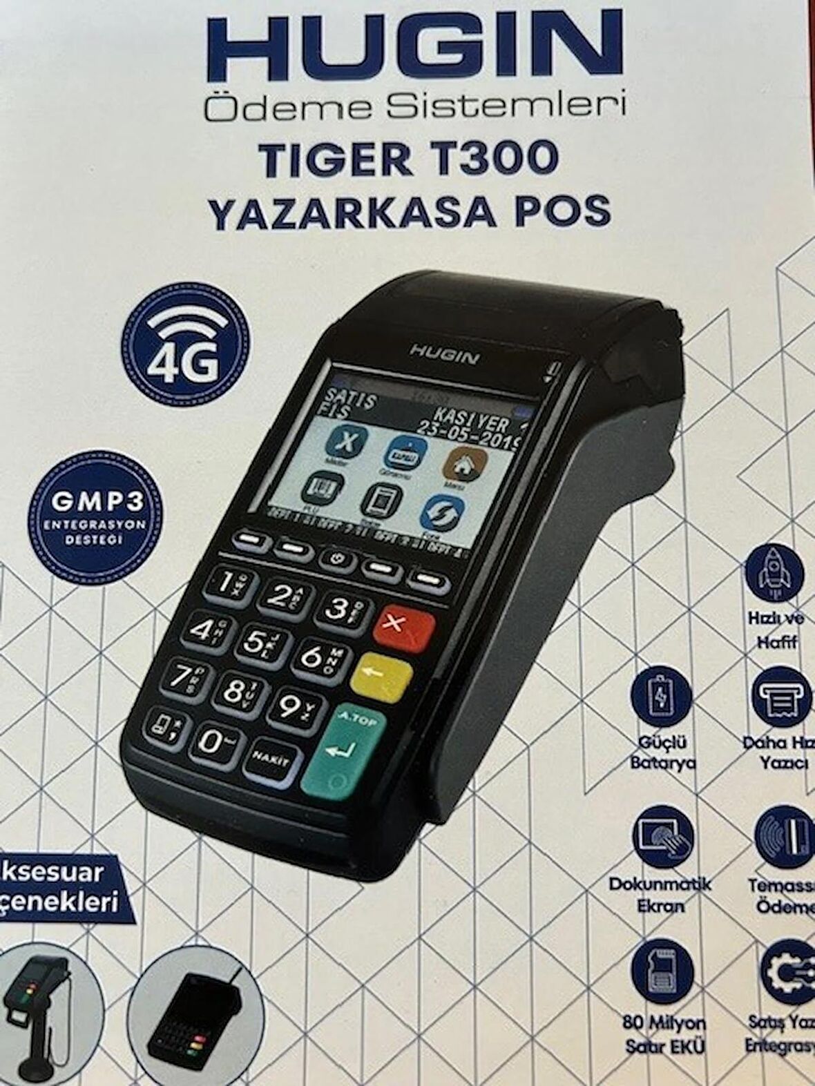 Hugin Tiger T300 “4G” Yazarkasa Pos Cihazı