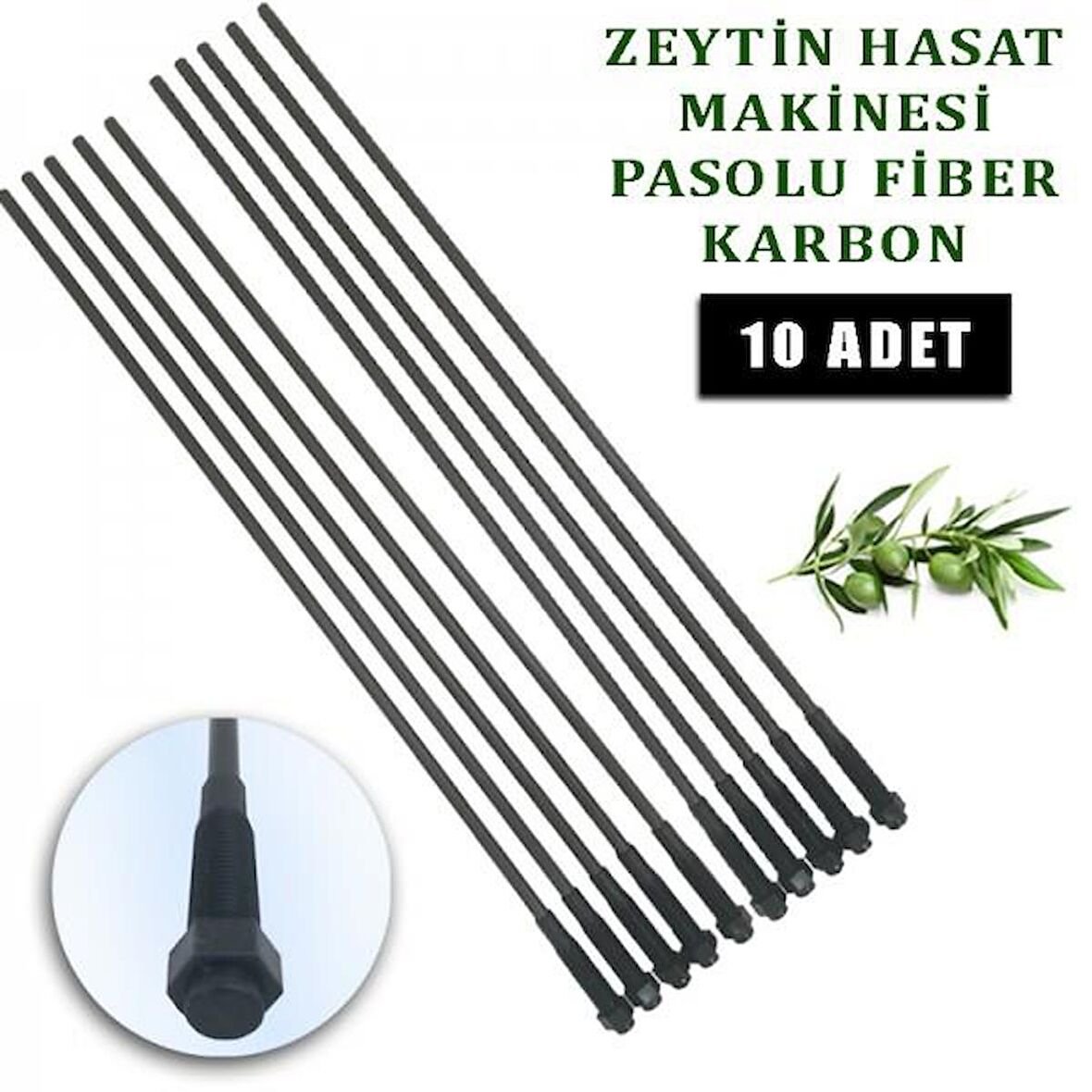 Minelli Zeytin Hasat Makinesi Çırpıcı Çubuk - 10 Adet