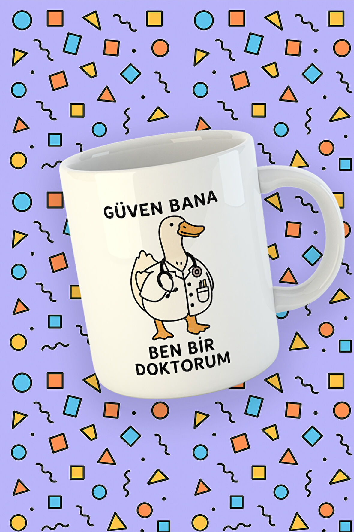 Blupiki Koleksiyonu Doktor Ördek Mizahi Kupa