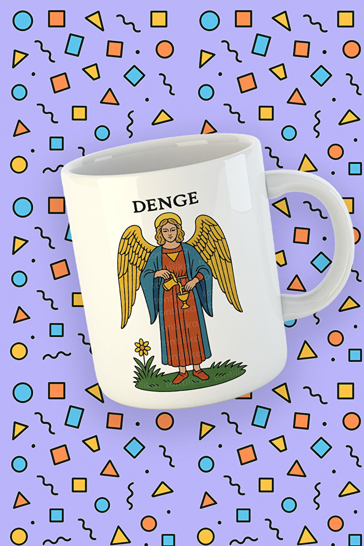 Kartura Koleksiyonu – Tarot Denge Kartı Özel Tasarım Kupa Bardak