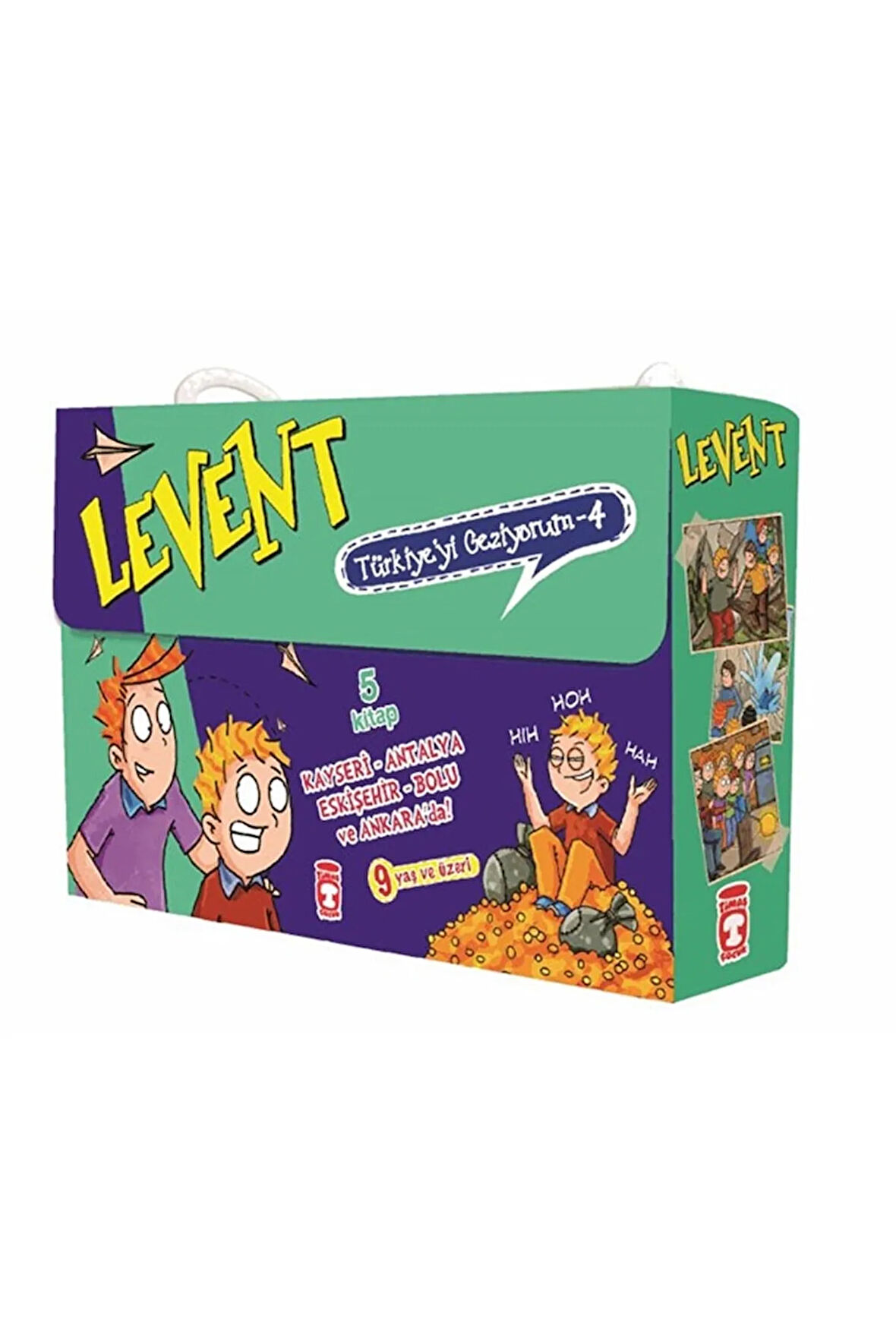 Levent Türkiye'yi Geziyorum 4 - (5 Kitap Set)